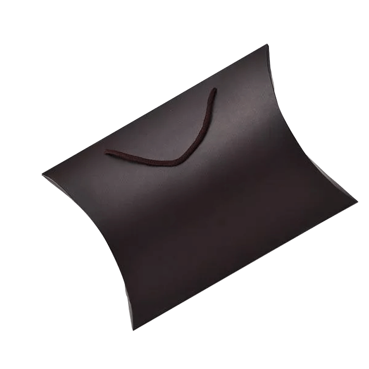 Printed Black Pillow Boxes