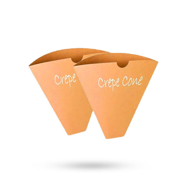 Printed crepe cone sleeves