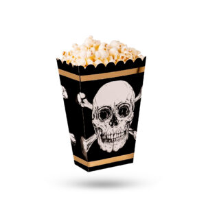Custom Black Popcorn Boxes