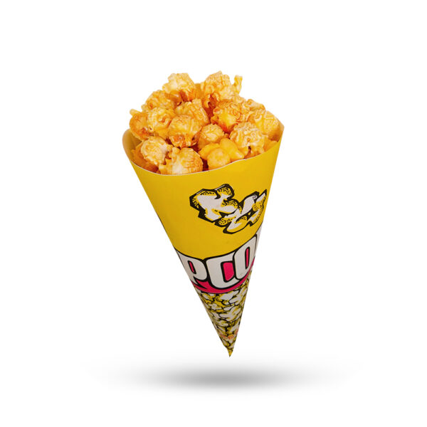 printed popcorn cones