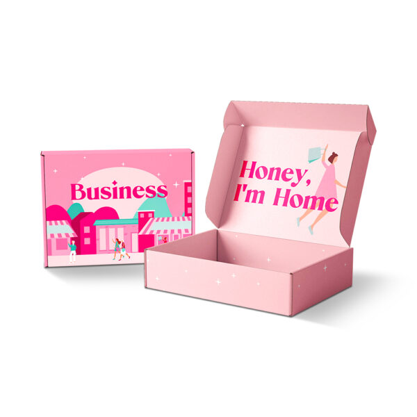 Custom Pink Mailer Boxes