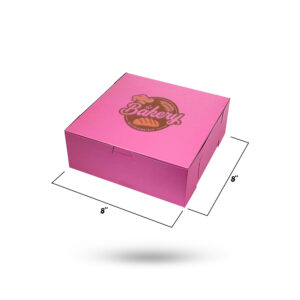 Wholesales Printed 8x8x4 bakery boxes